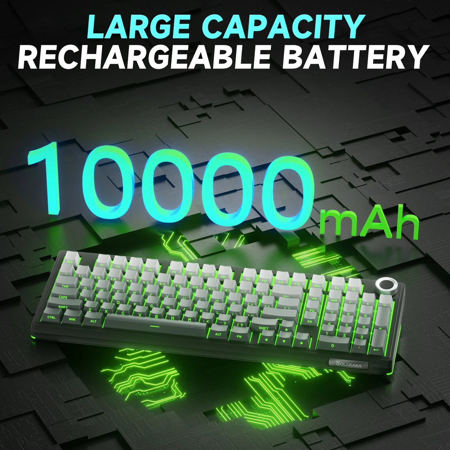 SOLAKAKA Ki99 Pro Bluetooth Wireless Keyboard 99 Keys