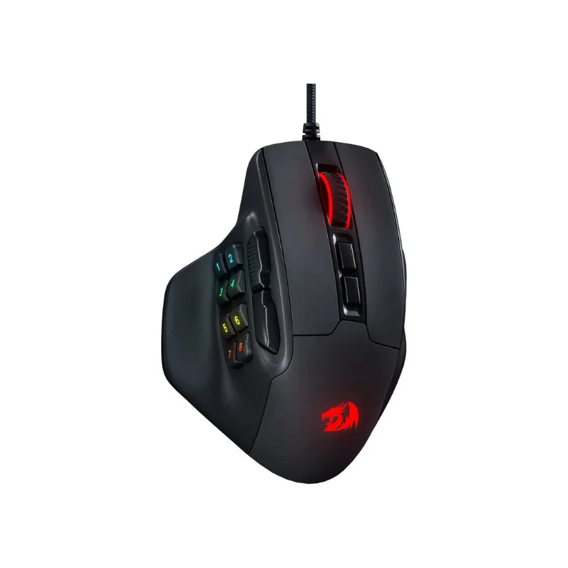 Redragon M811 Aatrox MMO Gaming Mouse, 15 Programmable Buttons
