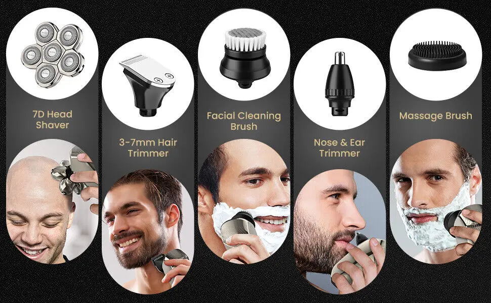 SEJOY Electric Shaver Hair Clipper 5IN1 Beard Trimmer