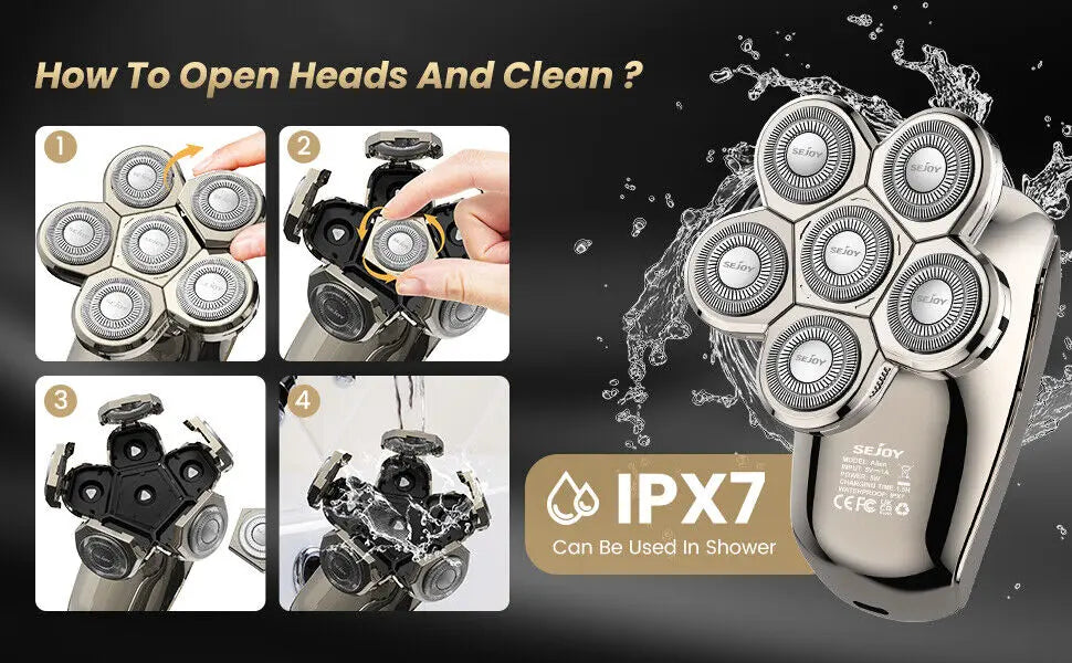 SEJOY Electric Shaver Hair Clipper 5IN1 Beard Trimmer