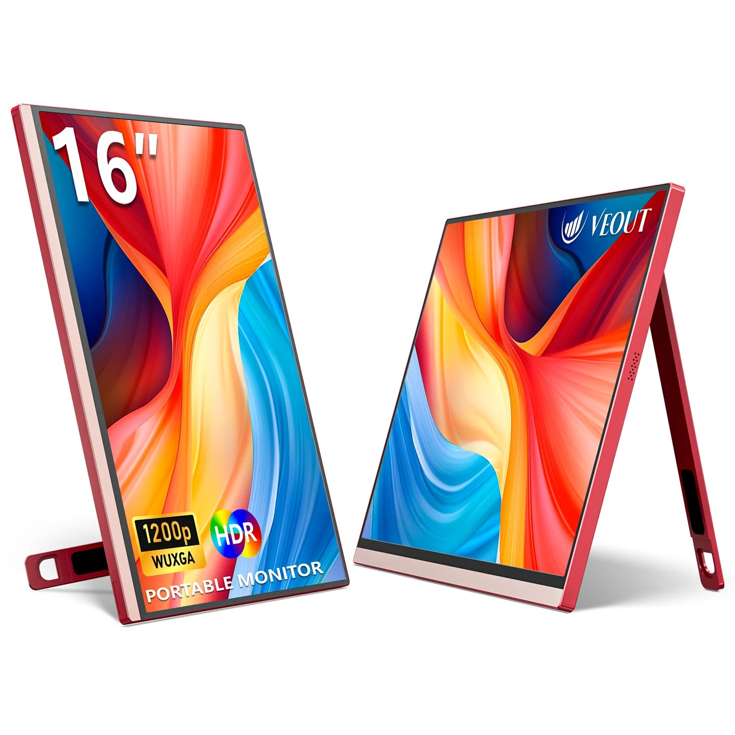 VEOUT 16 60HZ  inch Gaming Portable Monitor for Laptop, 1200P Display LCD FHD