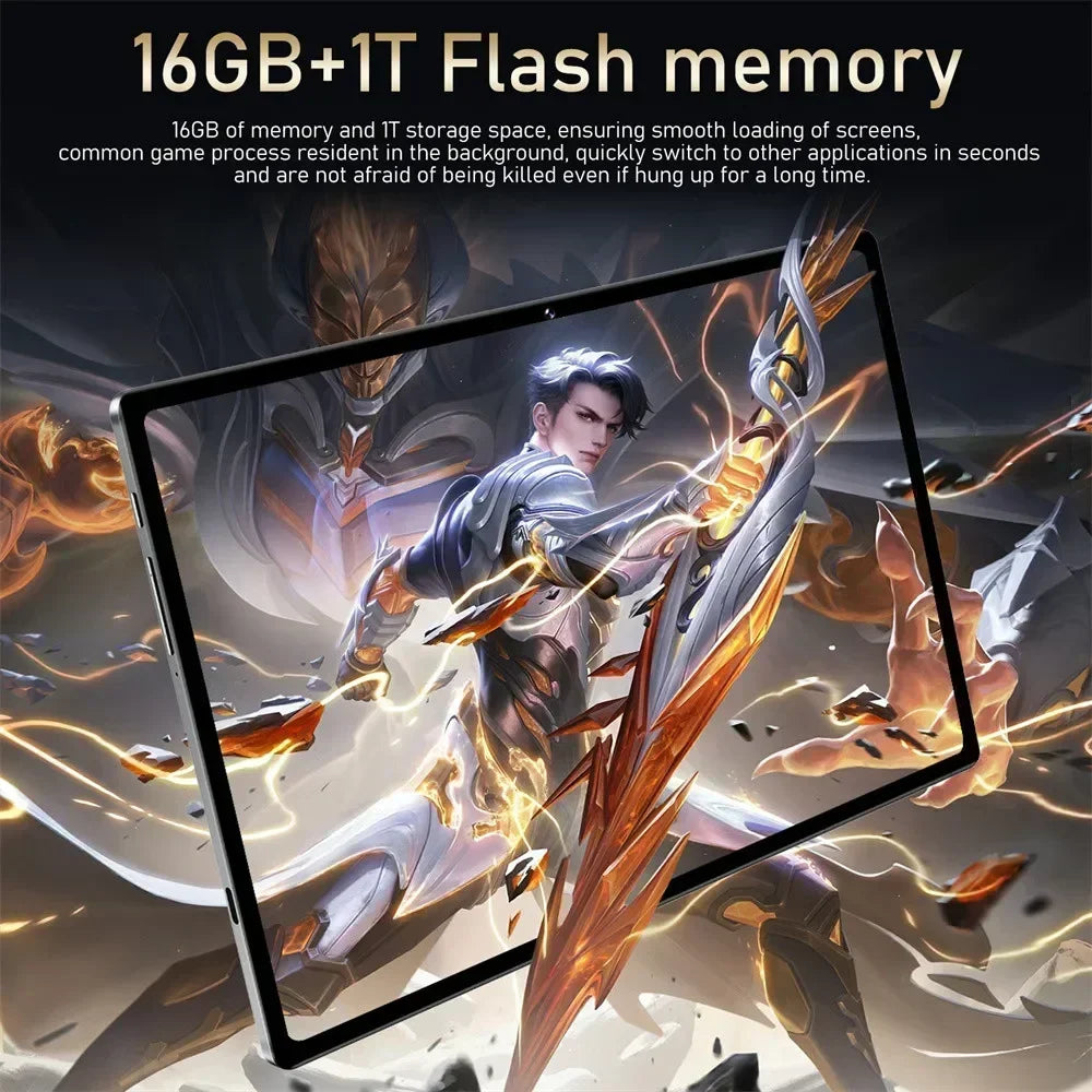 16 Pro Tablet GPS 10000mAh Snapdragon Tablet 10 inch 16GB+1TB Tablets 4K 5G Dual SIM PC