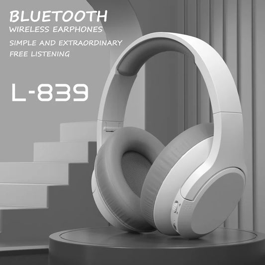 LDON Wireless Headphones Bluetooth 5.3 Hi-Res Audio Over Ear Headset Earphones