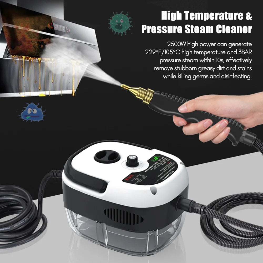 Steam Cleaner Handheld 1500W High Power 6 Speeds Adjustable