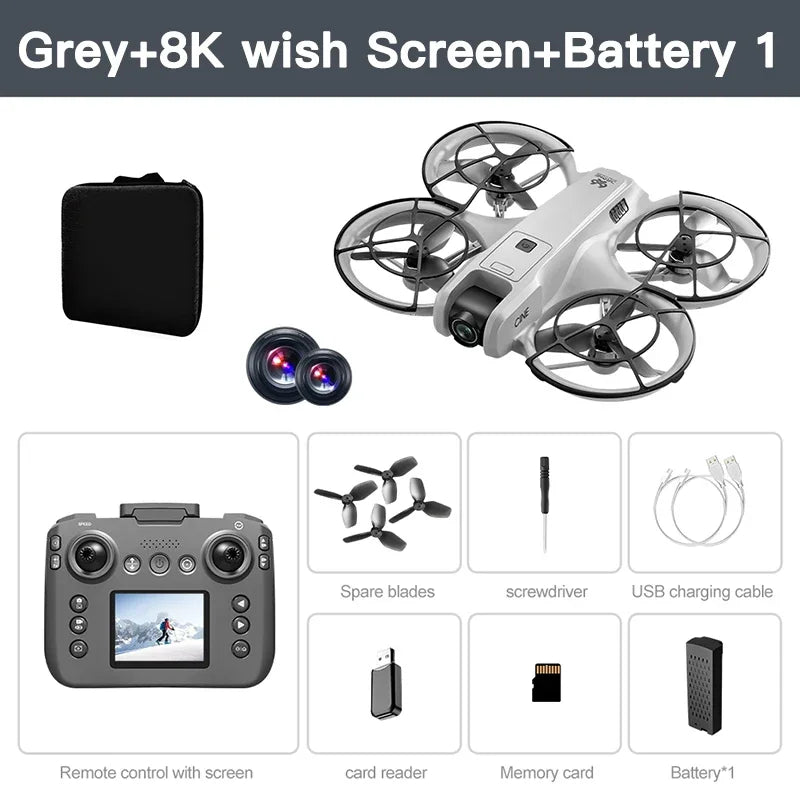 Xiaomi V666 MINI Drone 4K Professional WIFI 5G Dron Obstacle Avoidance Brushless Altitude Headless Mode RC Quadcopter FPV Toys