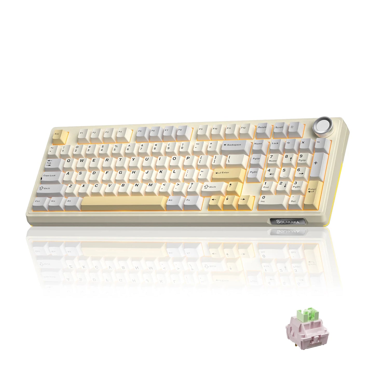 SOLAKAKA Ki99 Pro Bluetooth Wireless Keyboard 99 Keys