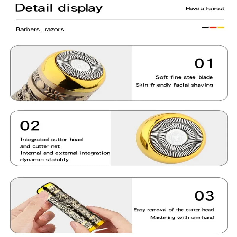 T9 3in1 Electric Shaver Rechargeble Hair Trimmer for Men