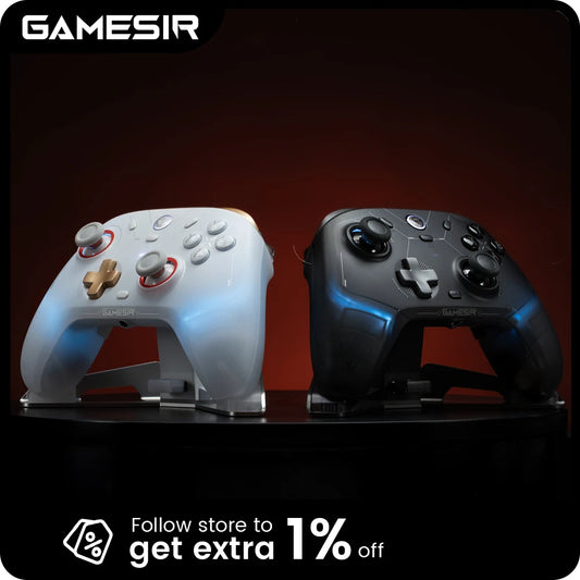 GameSir Cyclone 2 Wireless Pro Controller, Hall Effect Joysticks.