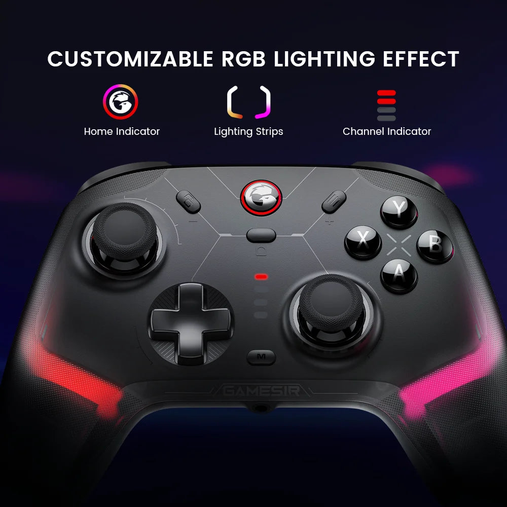 GameSir Cyclone 2 Wireless Pro Controller, Hall Effect Joysticks.
