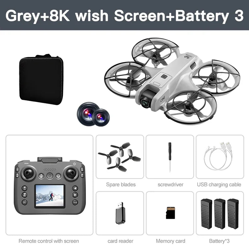Xiaomi V666 MINI Drone 4K Professional WIFI 5G Dron Obstacle Avoidance Brushless Altitude Headless Mode RC Quadcopter FPV Toys